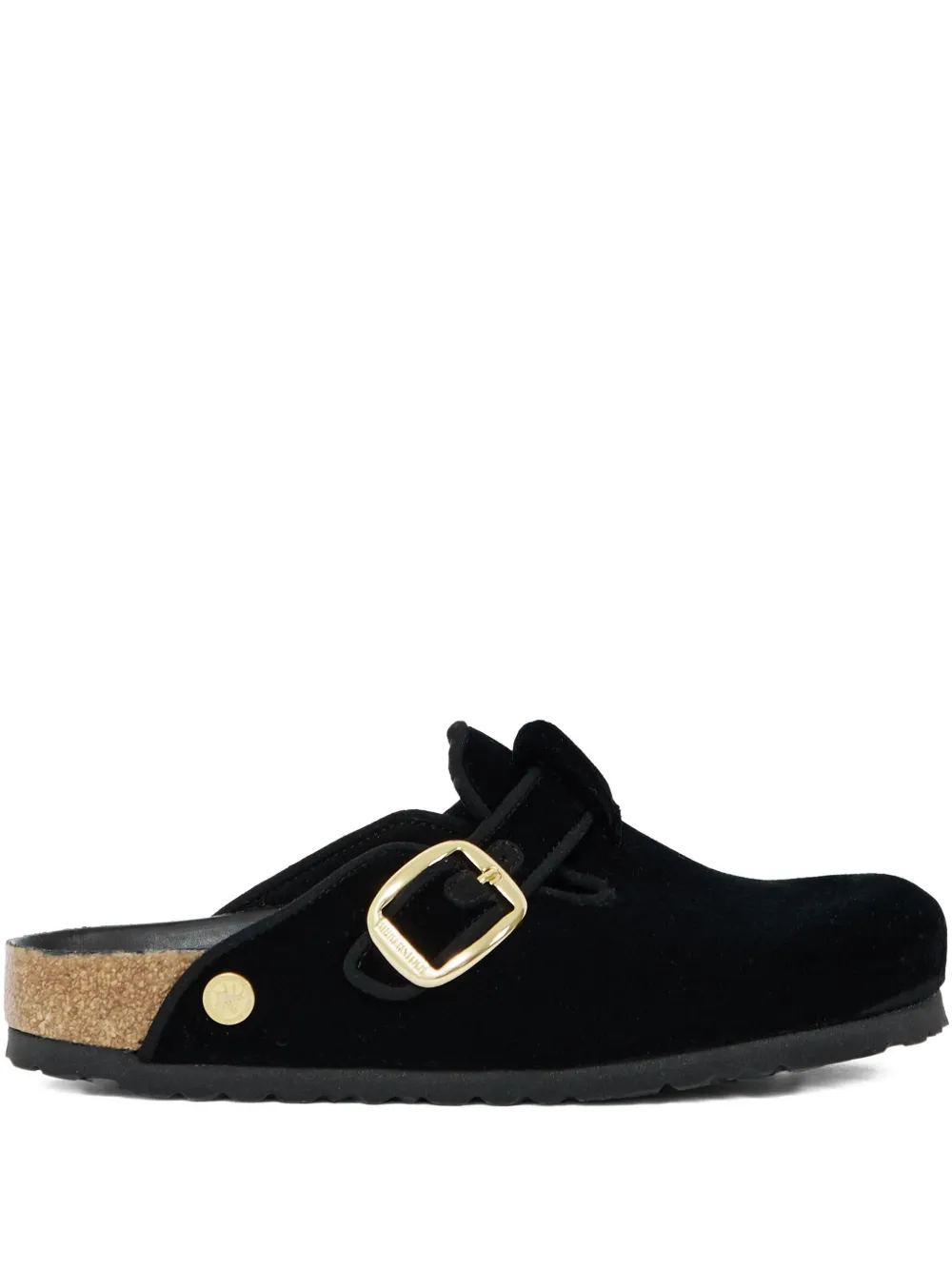 Birkenstock buckle-strap slippers | Black | Image 1