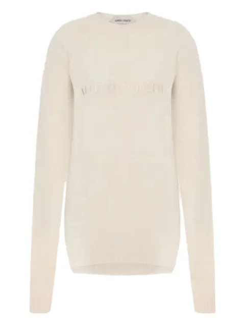 Alberta Ferretti — logo-embroidered sweater