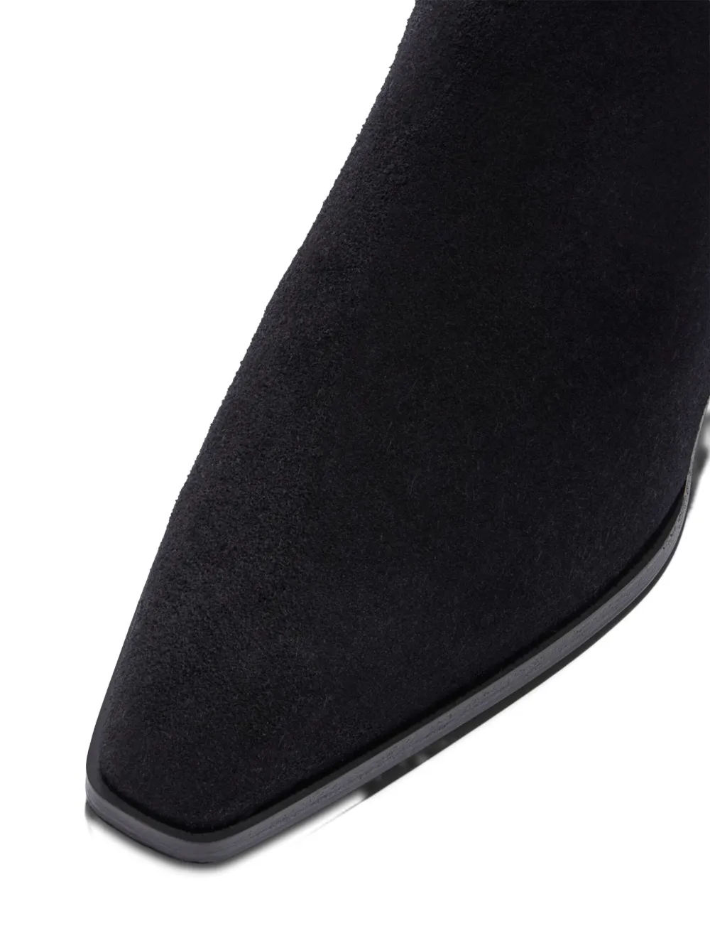Aeyde 30mm Kiki suede ankle boots Black
