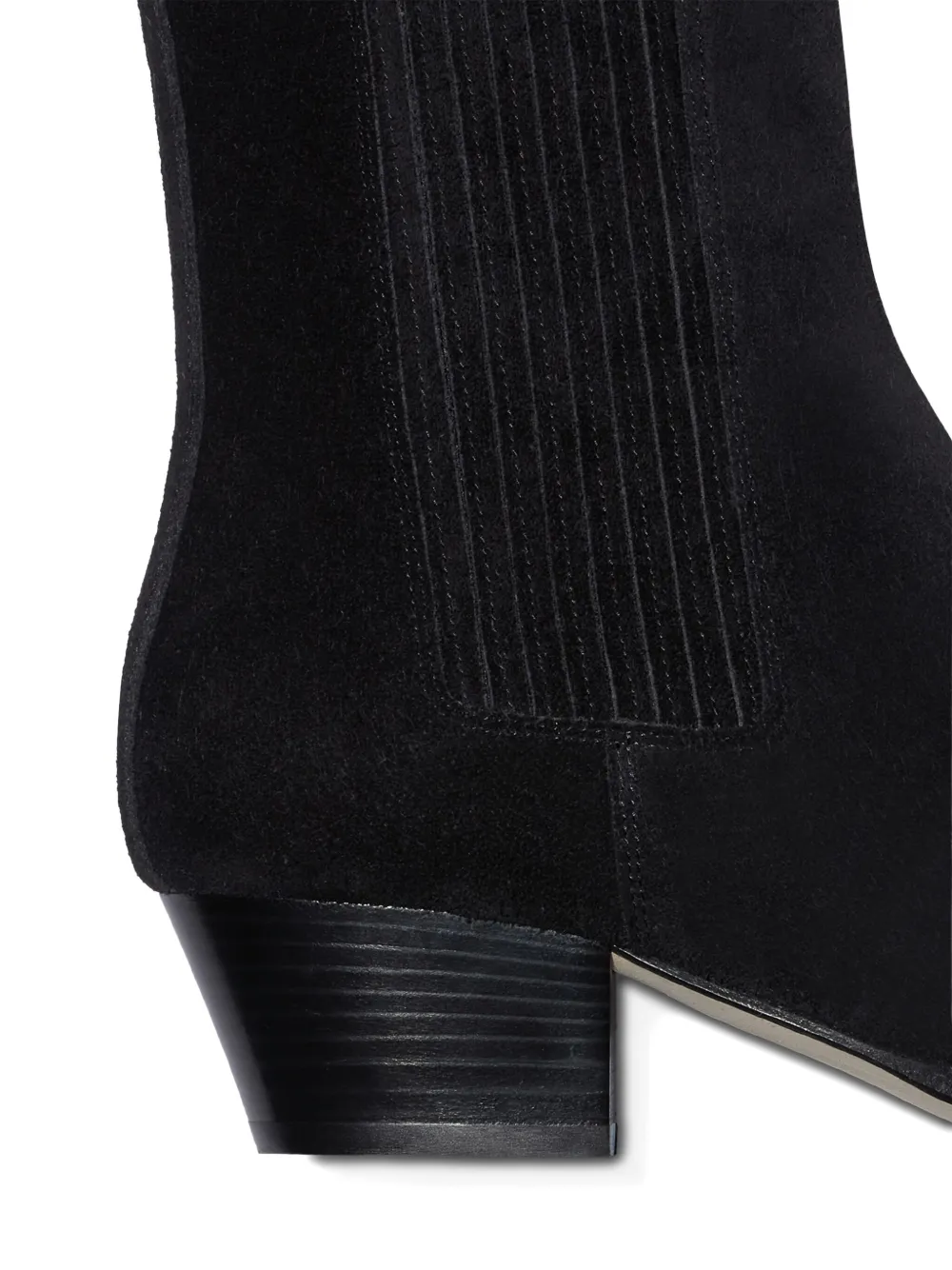 Aeyde 30mm Kiki suede ankle boots Black