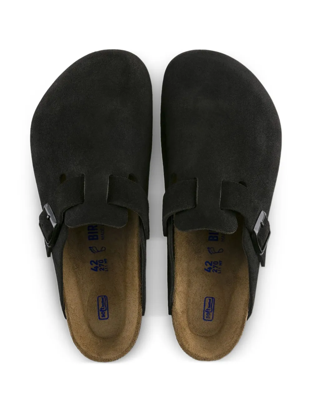 Birkenstock Boston sandalen Zwart