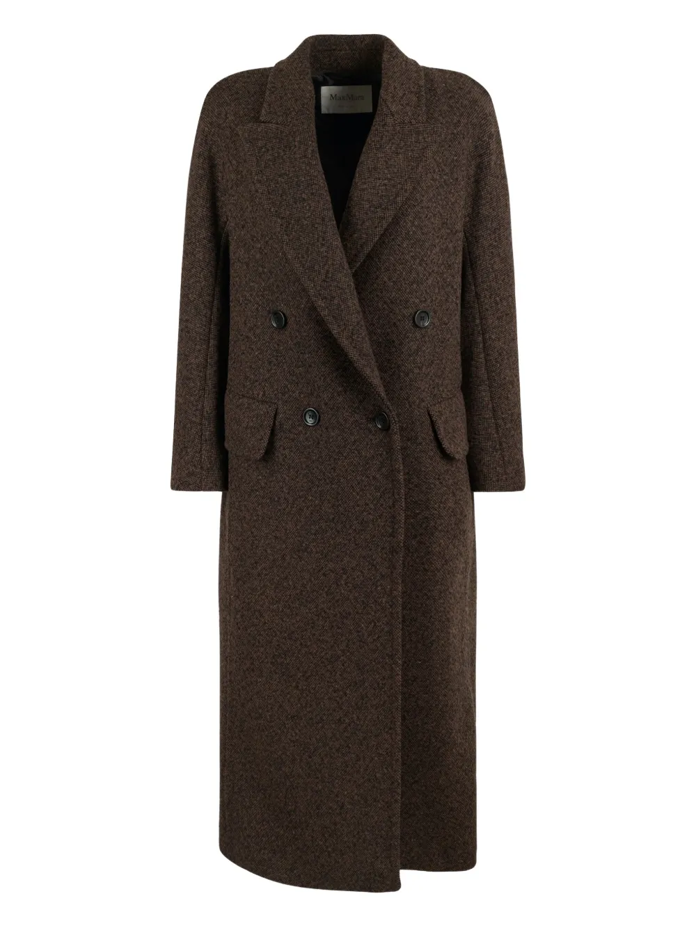 Max Mara abrigo con doble botonadura | marrón | Image 1