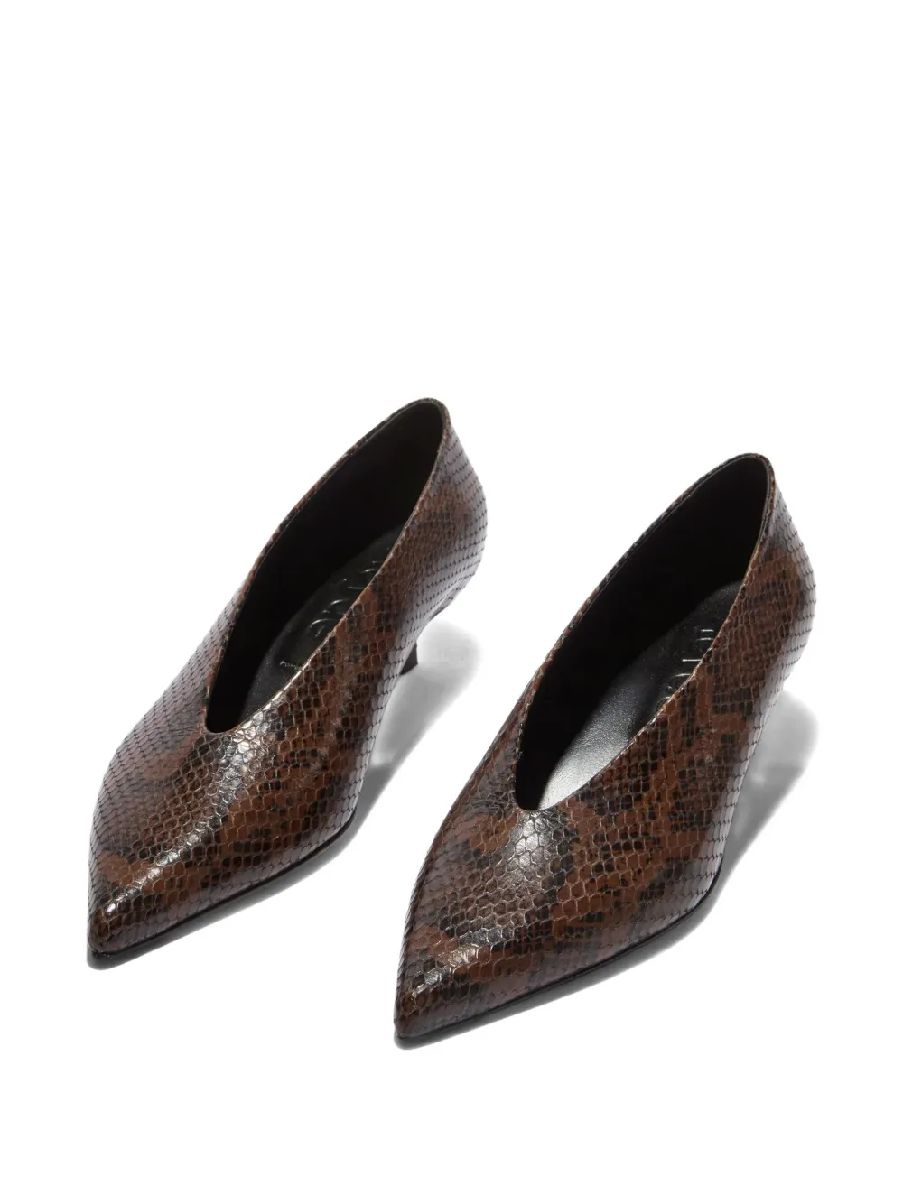 Aeyde 35 mm Clara pumps met hak Bruin