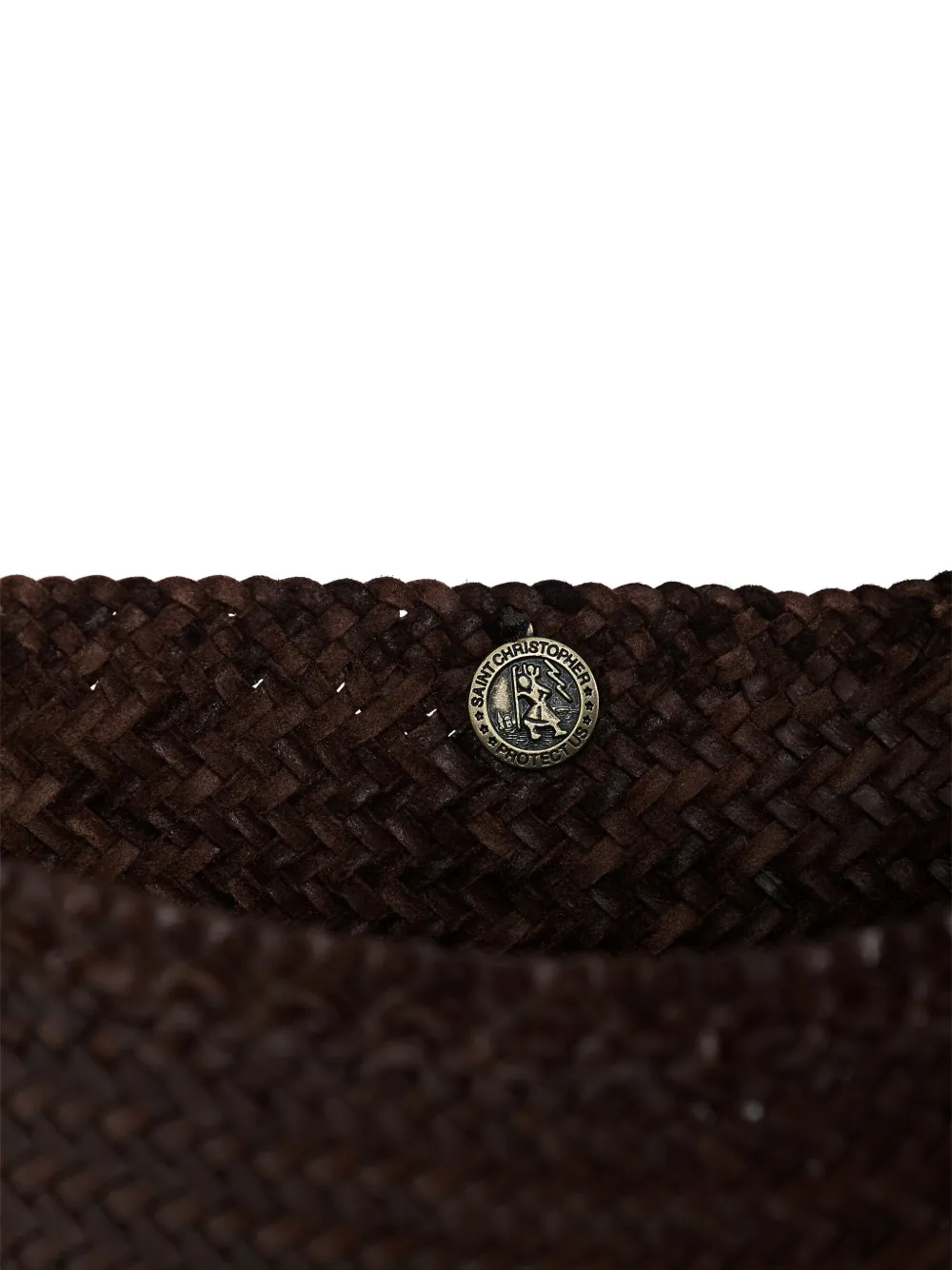 DRAGON DIFFUSION Leren schoudertas Bruin