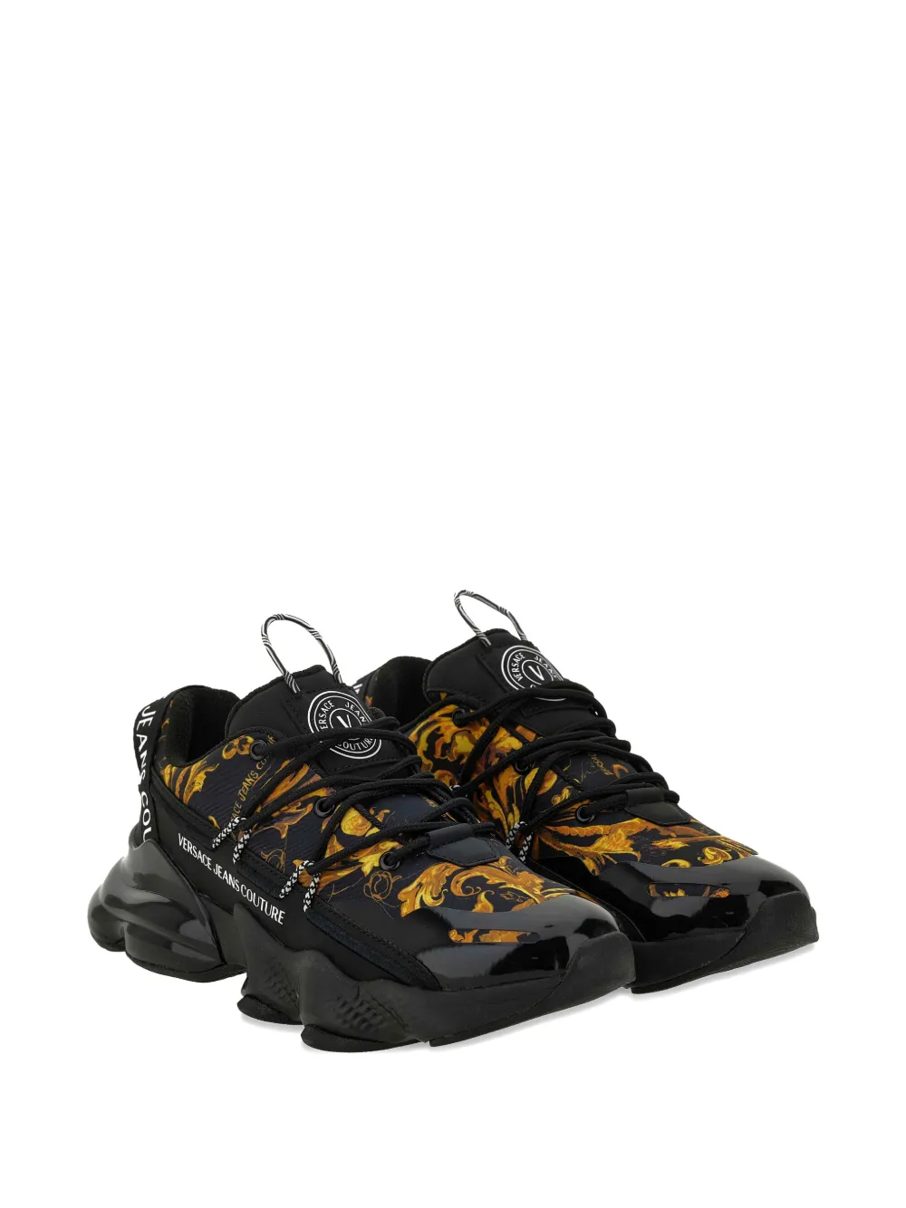Versace Jeans Couture platform sneakers Black