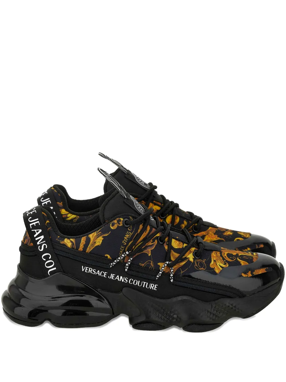Versace Jeans Couture platform sneakers Black