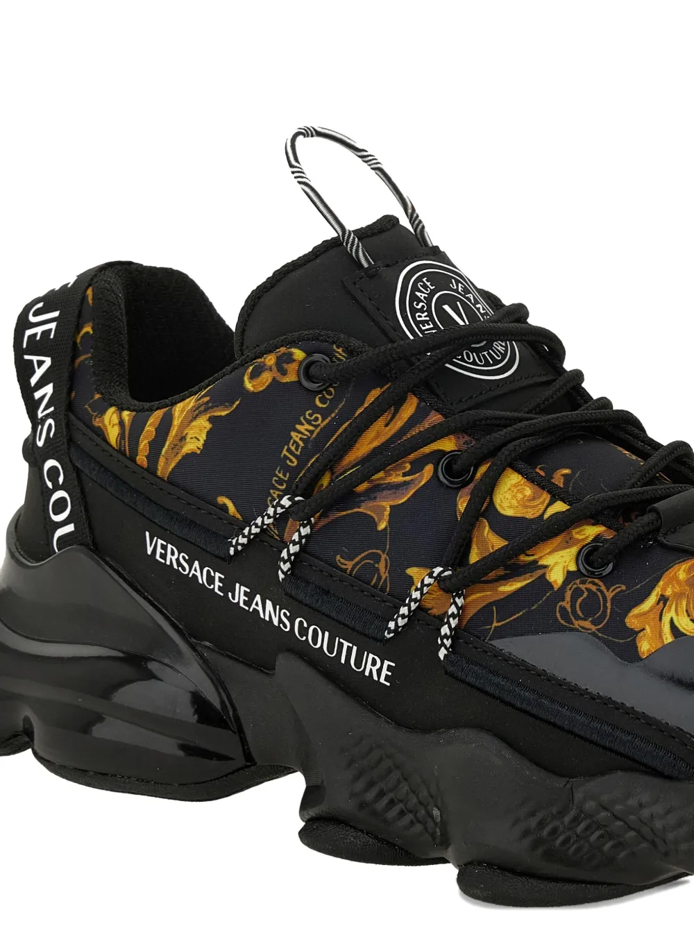 Versace Jeans Couture platform sneakers Black
