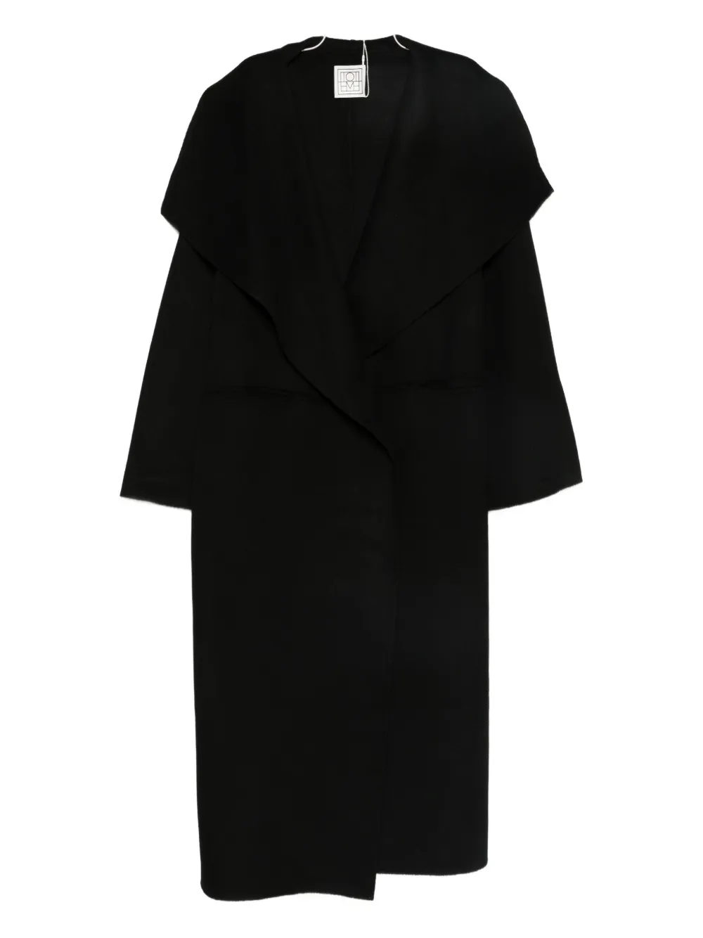 Totême Signature Coat In Black