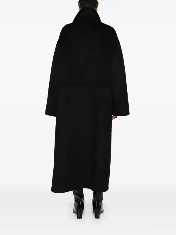 TOTEME Signature コート | ブラック | FARFETCH JP