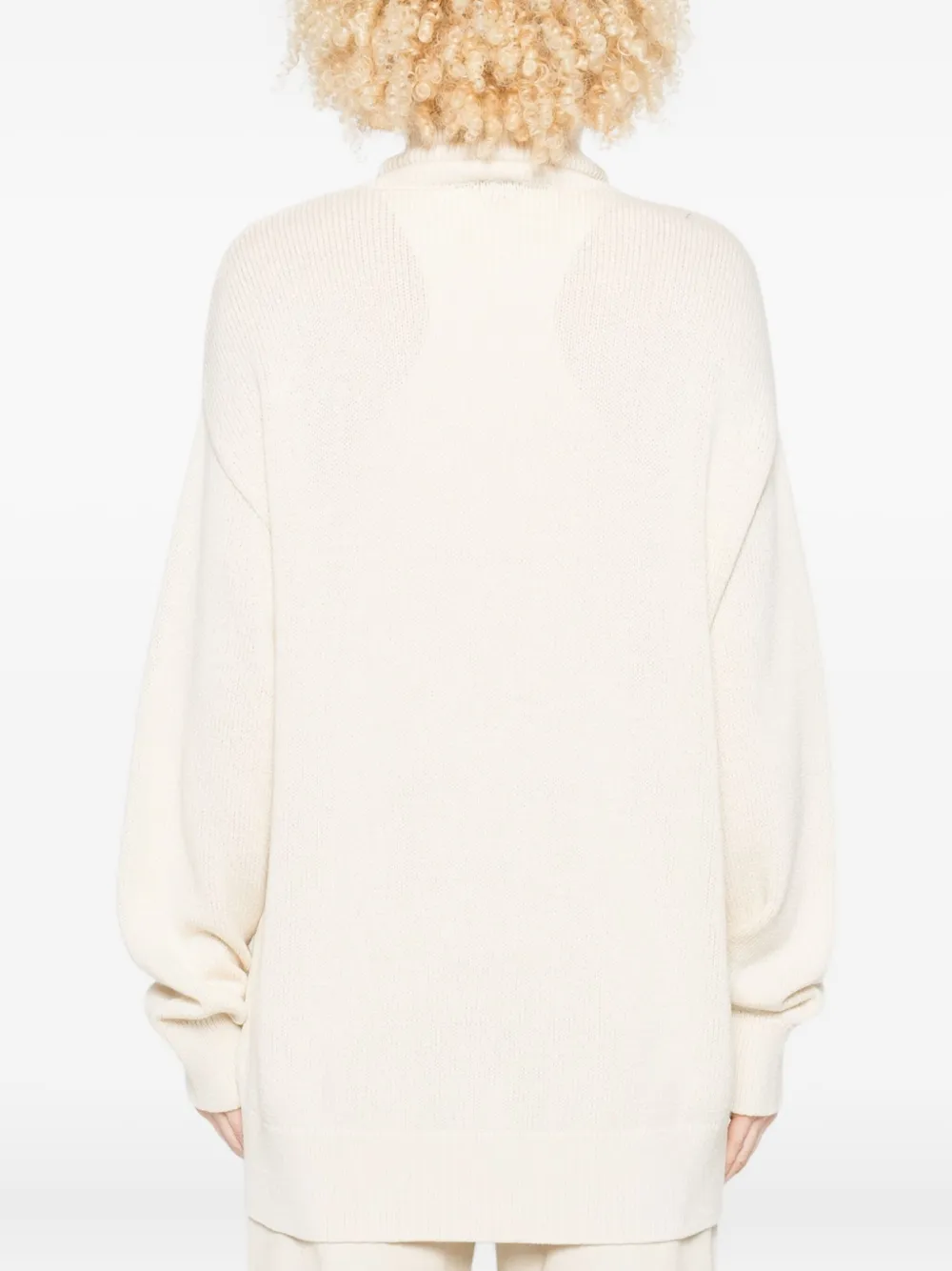 Totême Longline Turtleneck Turtleneck In White