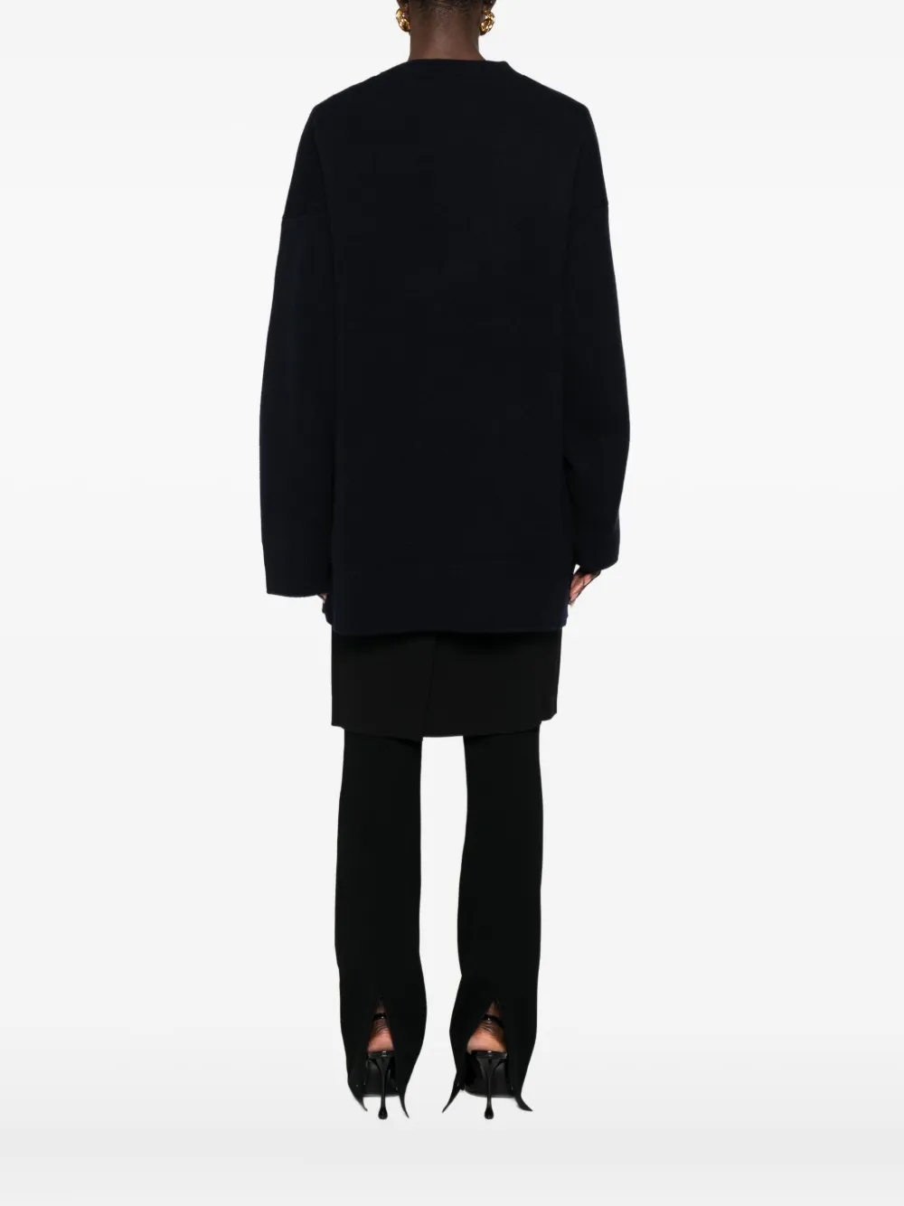 TOTEME Vest met V-hals Zwart