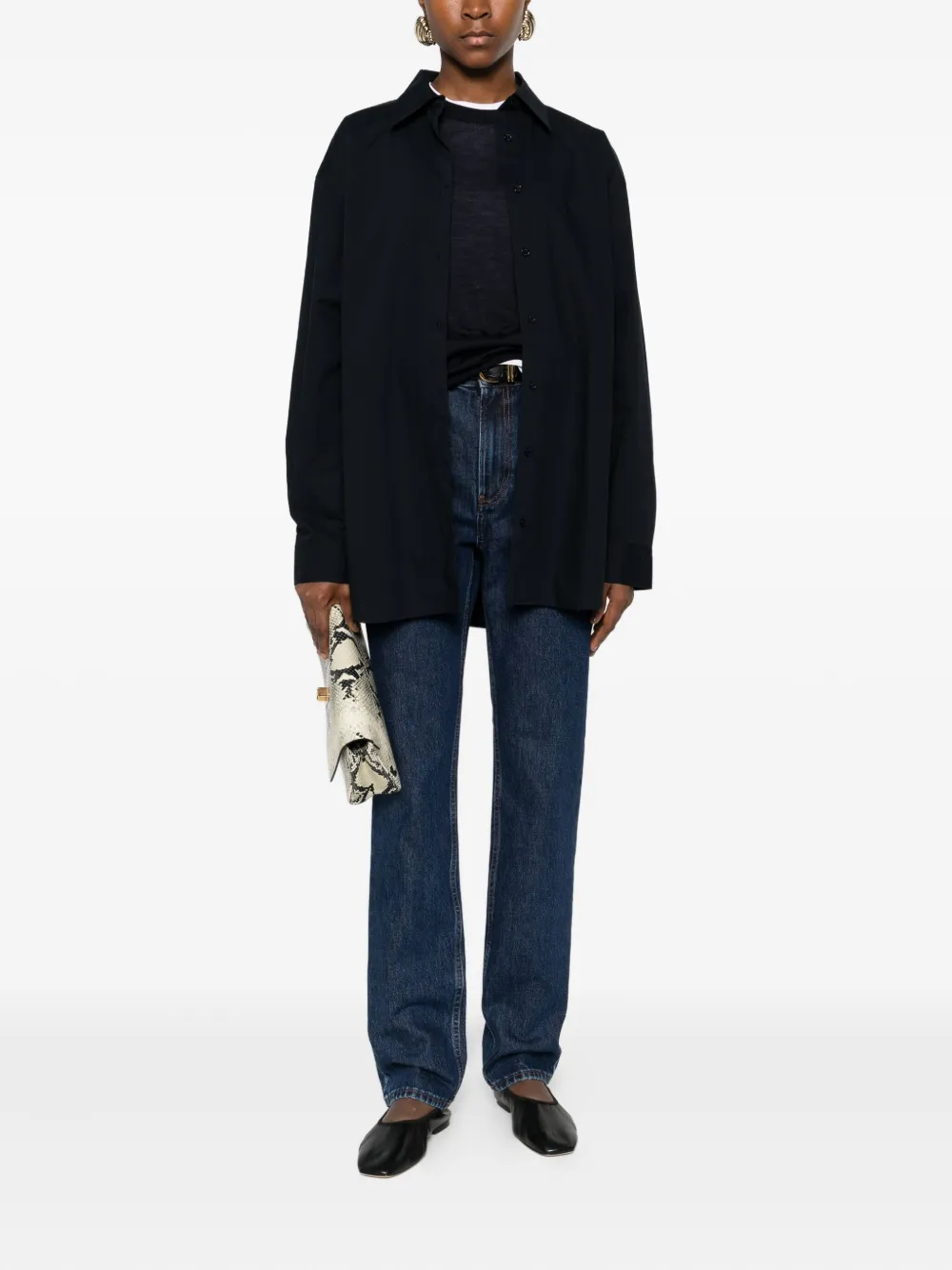 TOTEME Katoenen blouse - Blauw