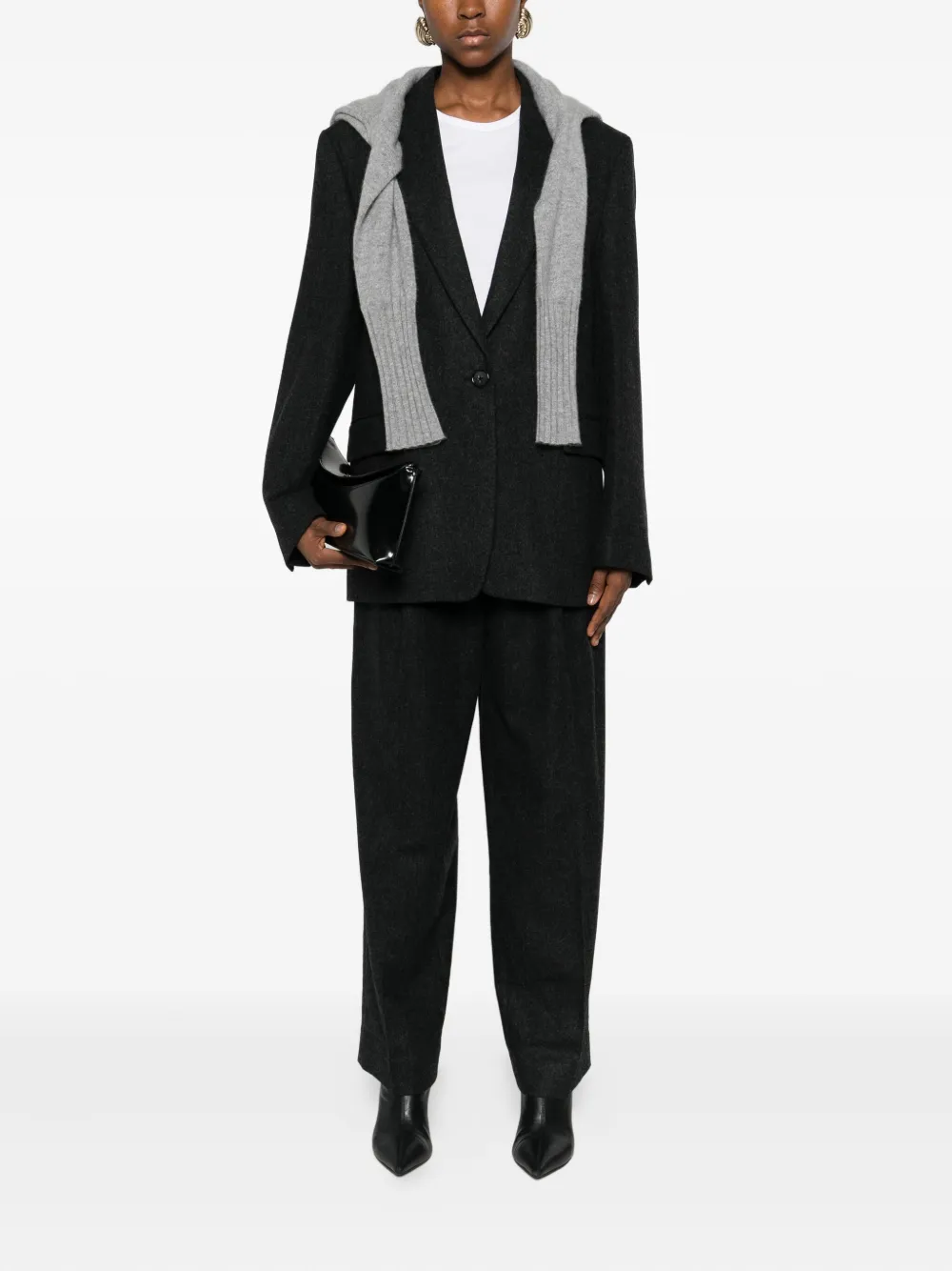 TOTEME double-pleat pants | Straight-Leg Pants | Image 2
