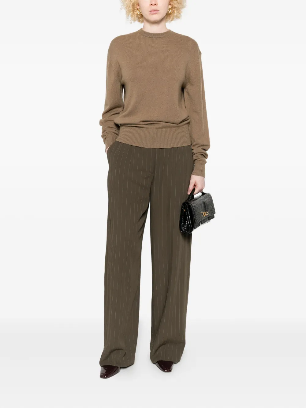 TOTEME pinstripe wide trousers | High Waisted Pants | Image 2