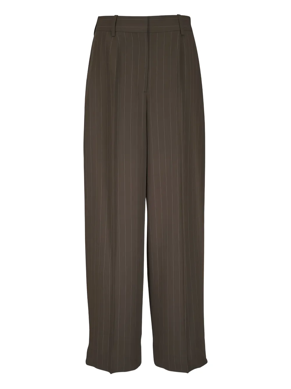 TOTEME pinstripe-pattern trousers | Brown | Image 1