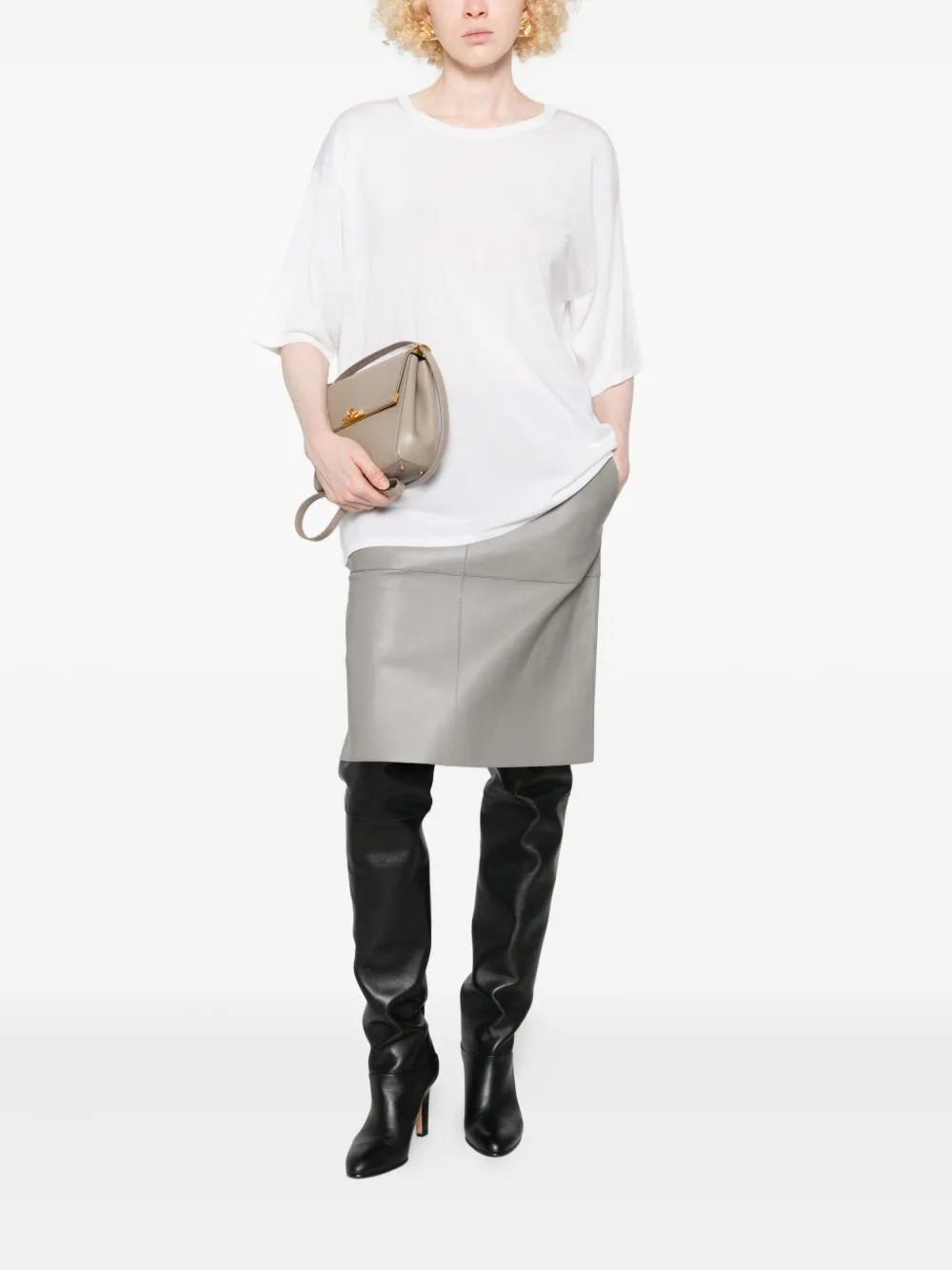 Totême Longline T-shirt In White