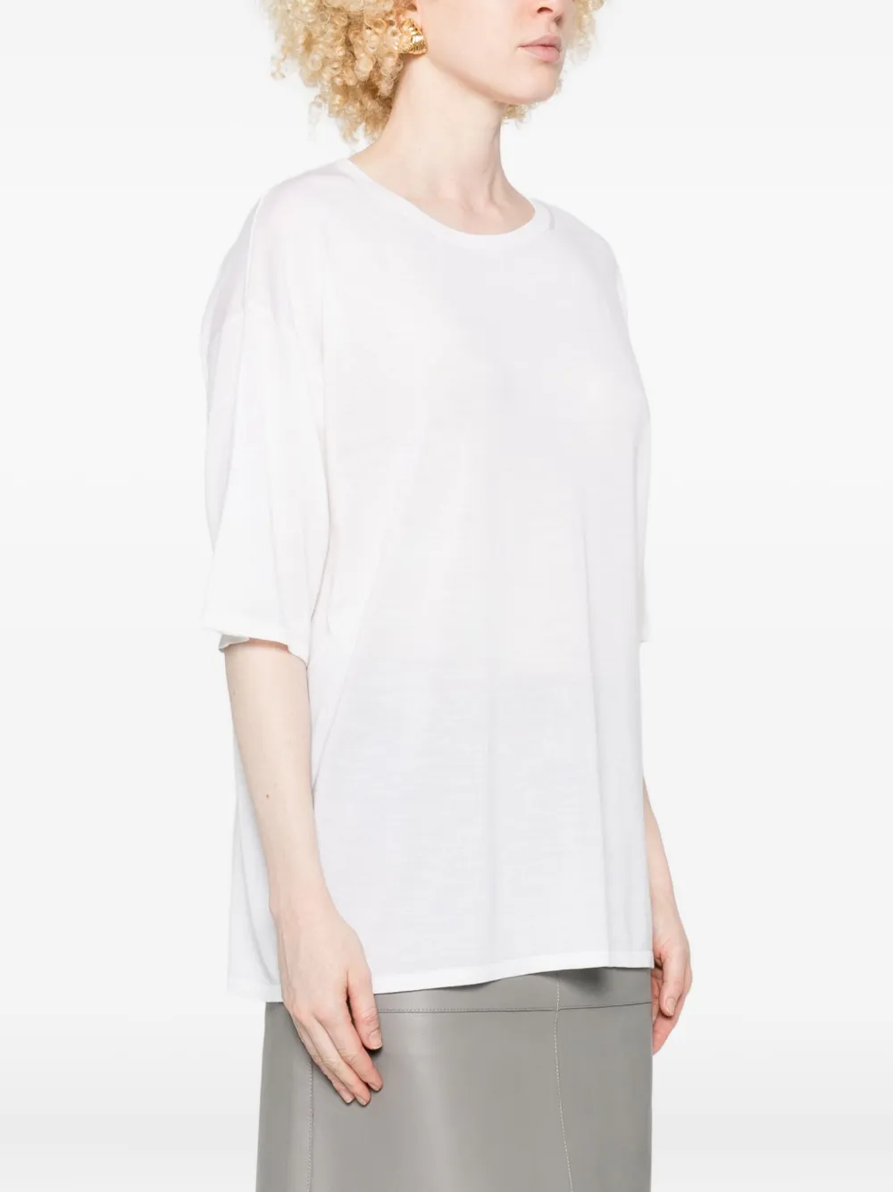 Totême Longline T-shirt In White