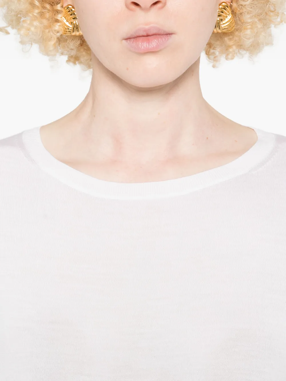 Totême Longline T-shirt In White