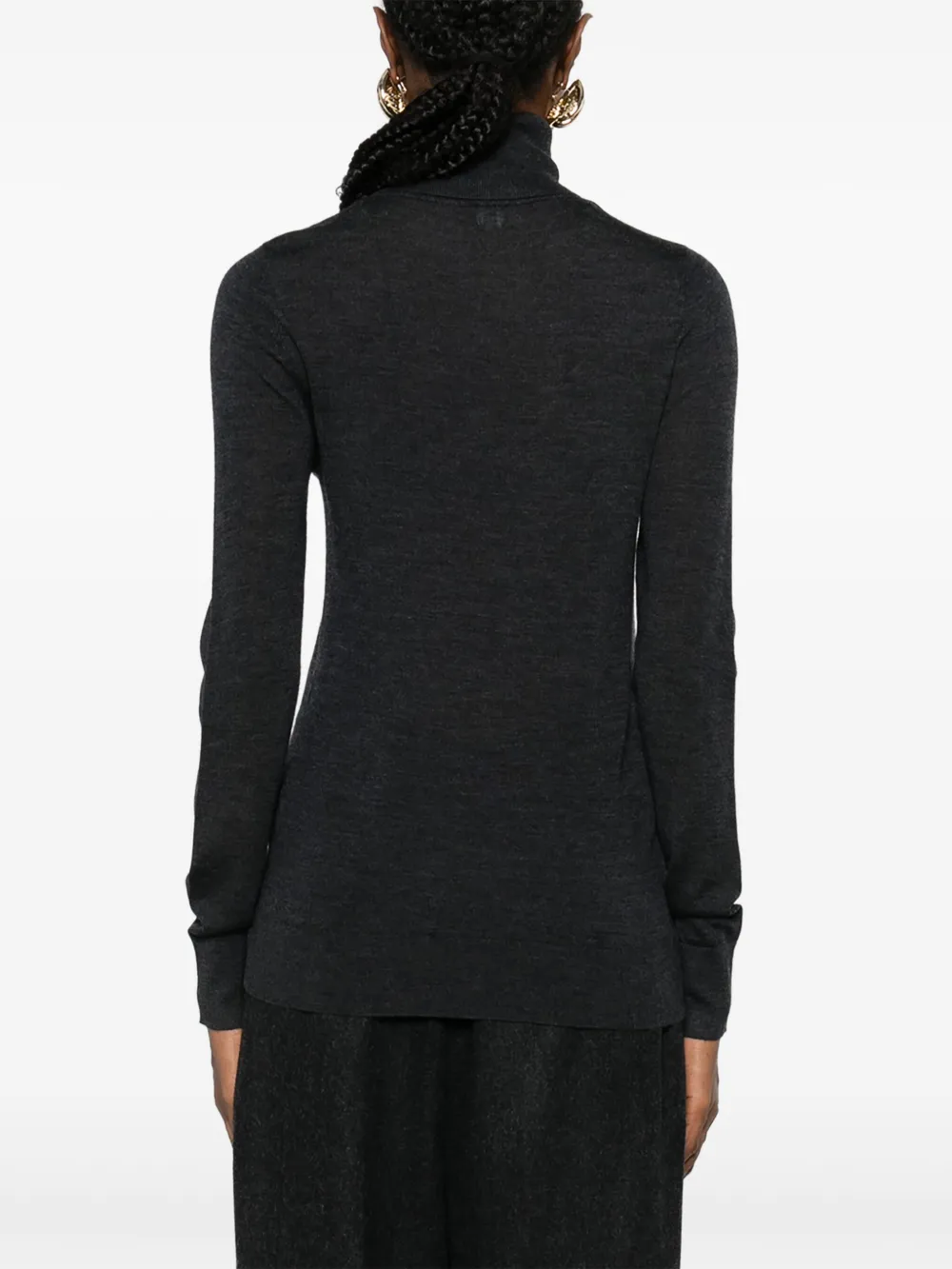 Totême Pullover Mit Rollkragen In Black