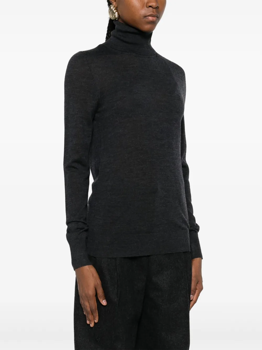 Totême Pullover Mit Rollkragen In Black