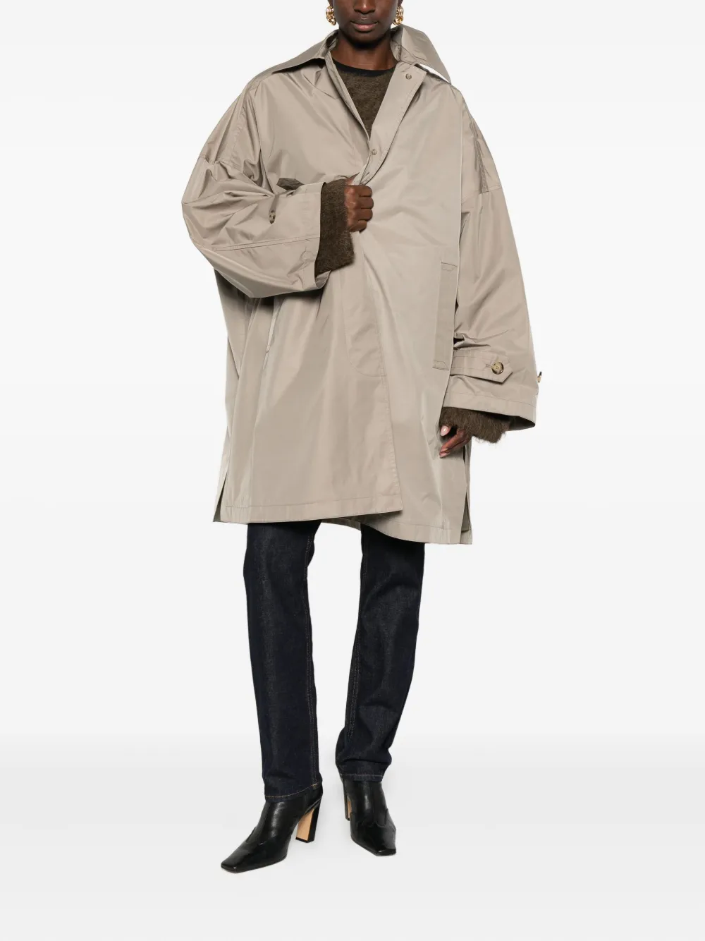 TOTEME drop-shoulder trench coat | Trench Coats & Raincoats | Image 2