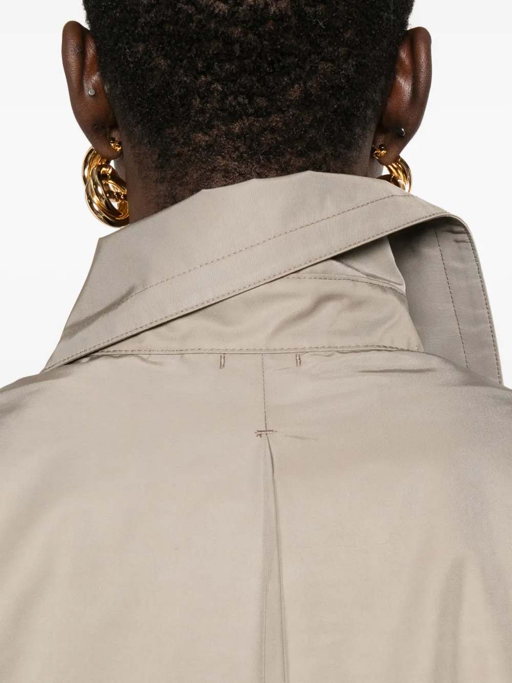 TOTEME Trenchcoat met verlaagde schouders Beige