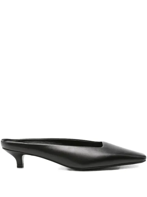 TOTEME square-toe leather mules