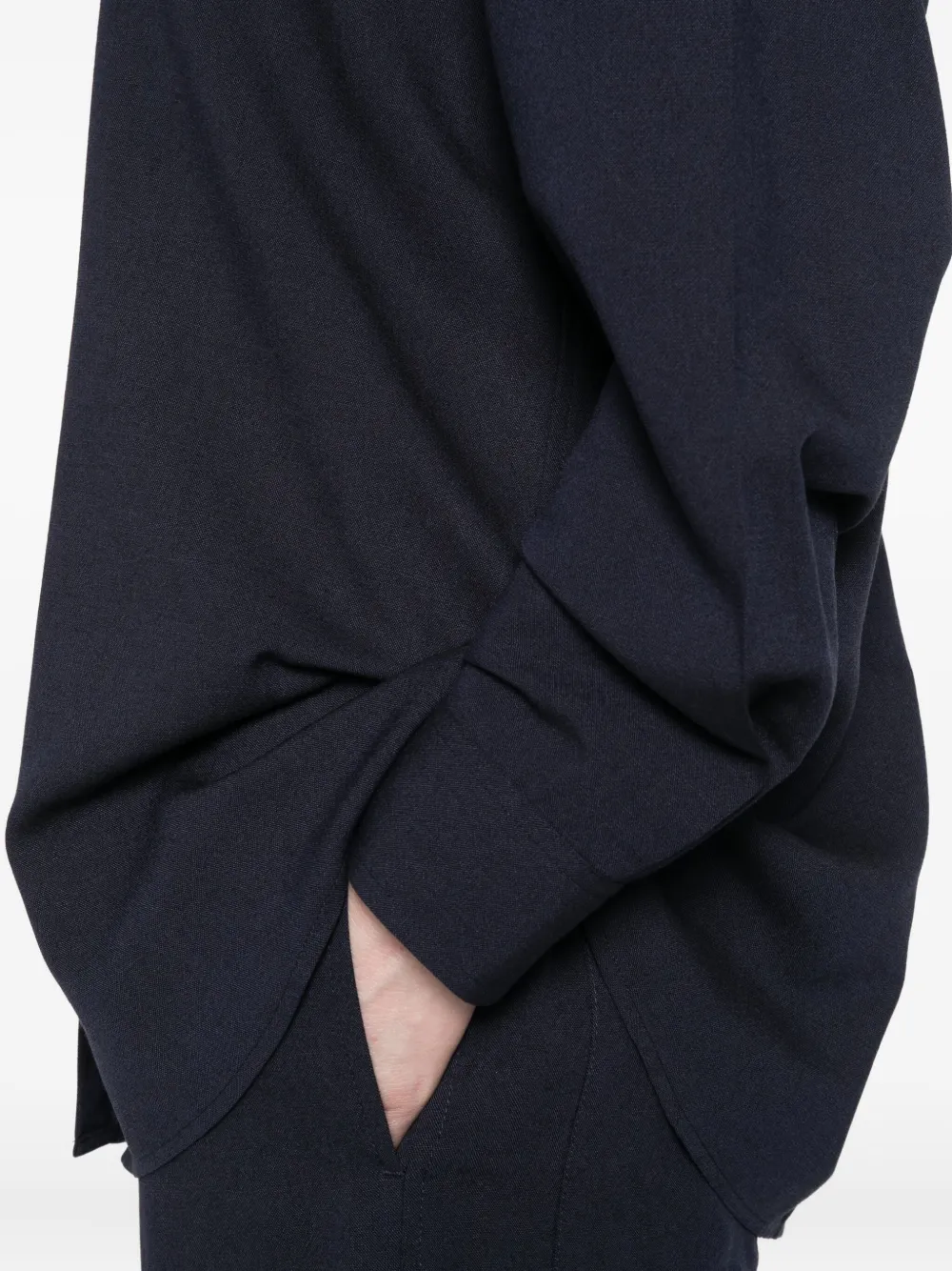 TOTEME Classic Fluid blouse Blauw