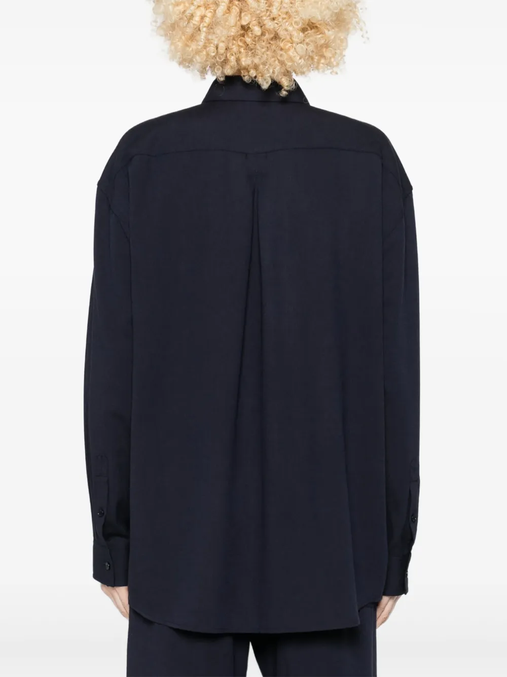 TOTEME Classic Fluid blouse Blauw