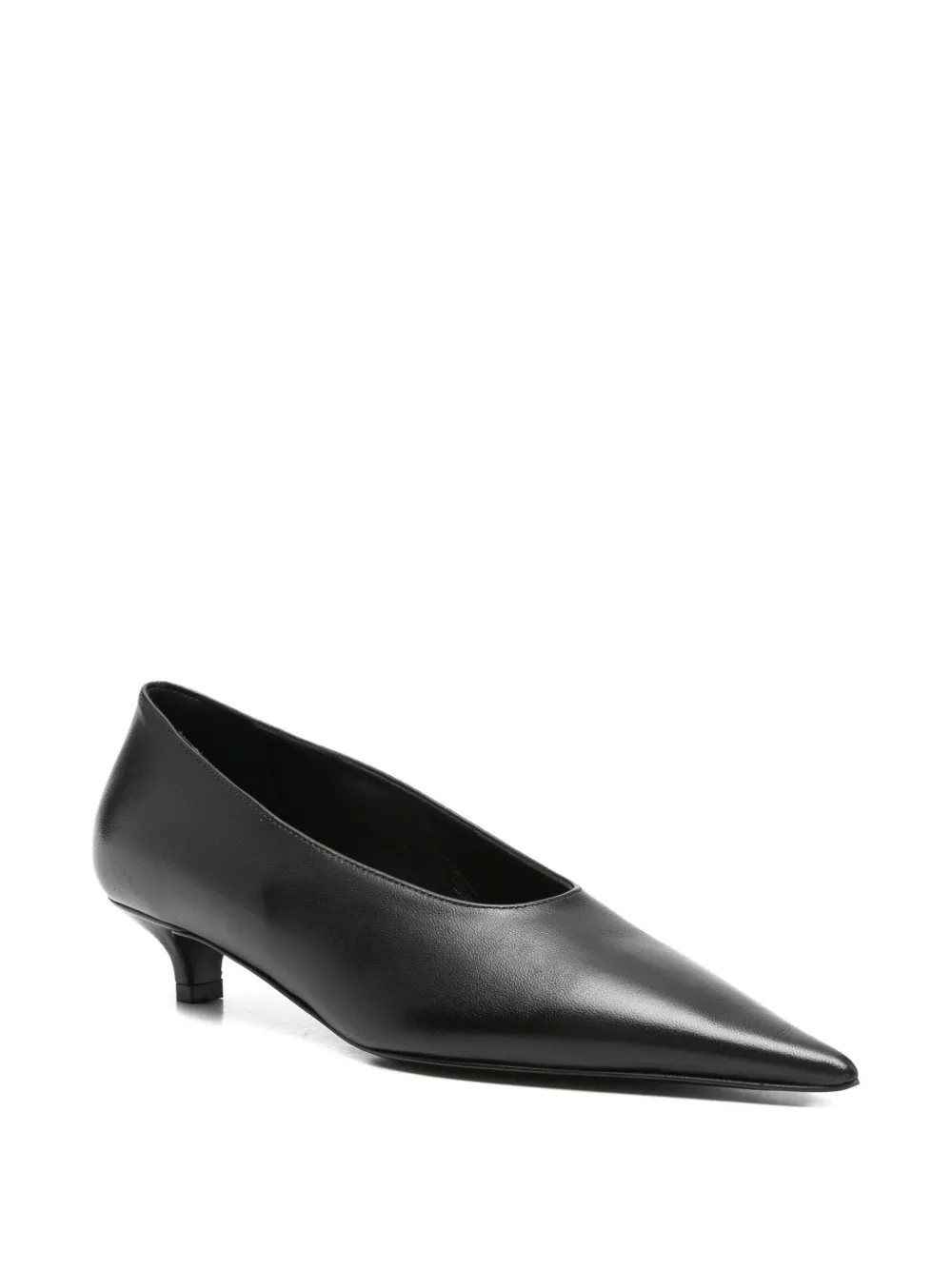 TOTEME 55 mm pumps met puntige neus Zwart