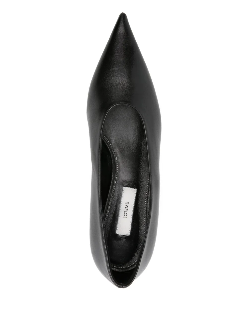 TOTEME 55 mm pumps met puntige neus Zwart