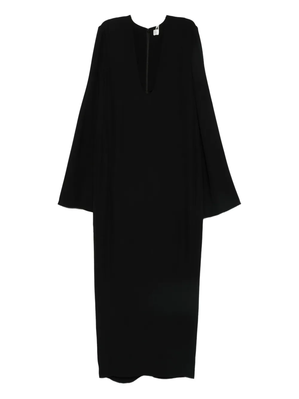 Totême Bell-sleeve Dress In Black