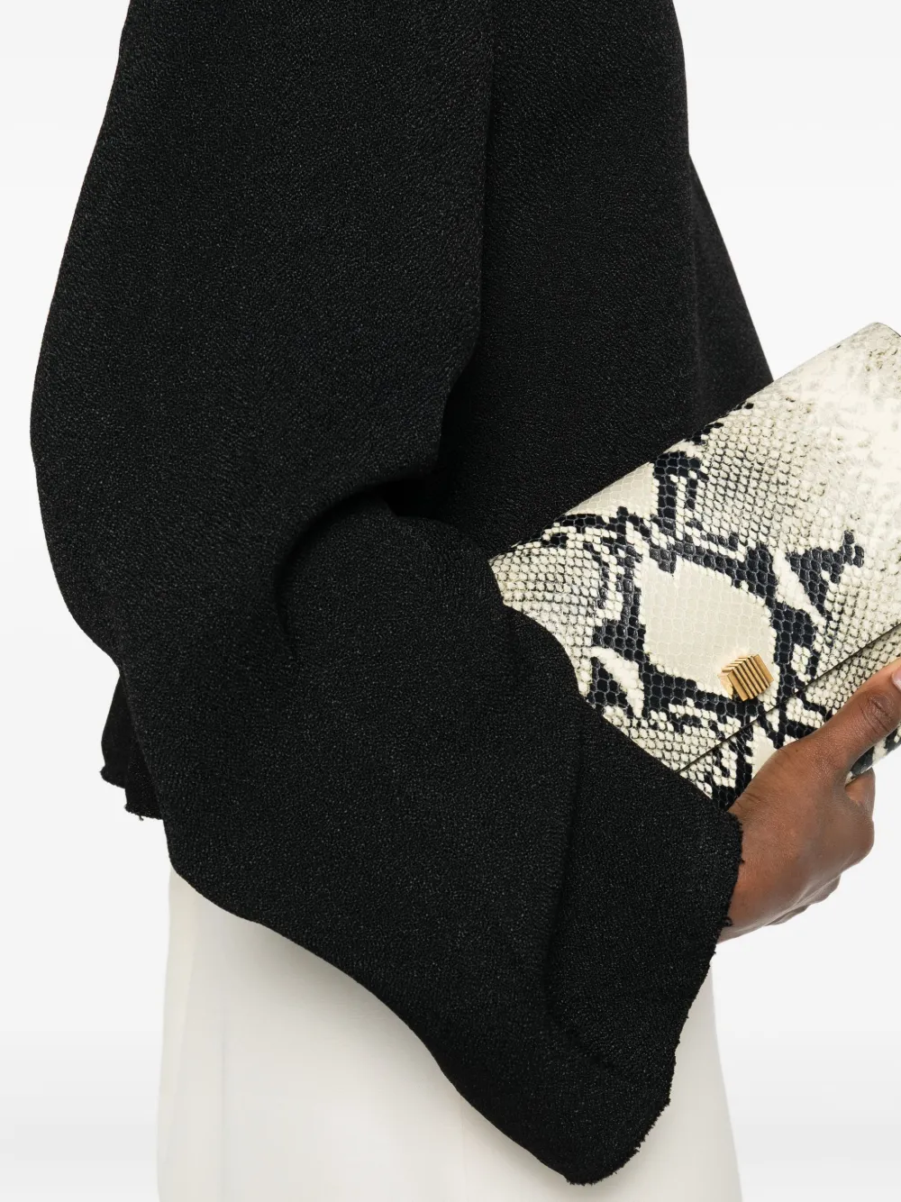 TOTEME Blouse met gerafelde afwerking Zwart