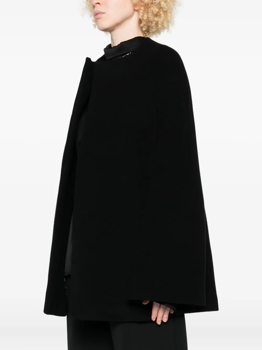 Totême Cape Jacket In Black