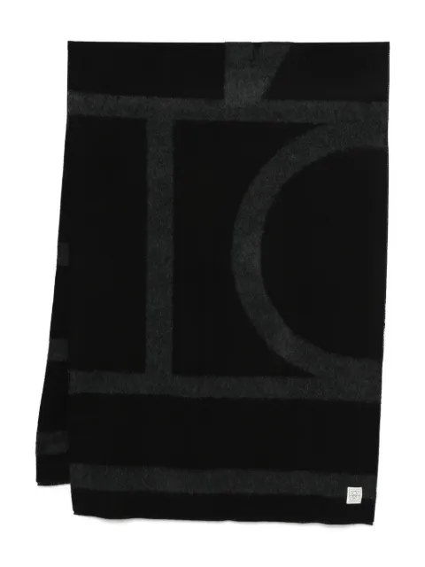 TOTEME monogram-print scarf