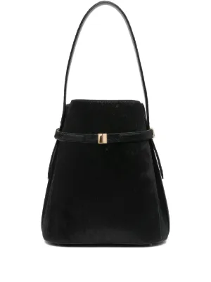 TOTEME ベルテッド バケットバッグ | ブラック | FARFETCH JP