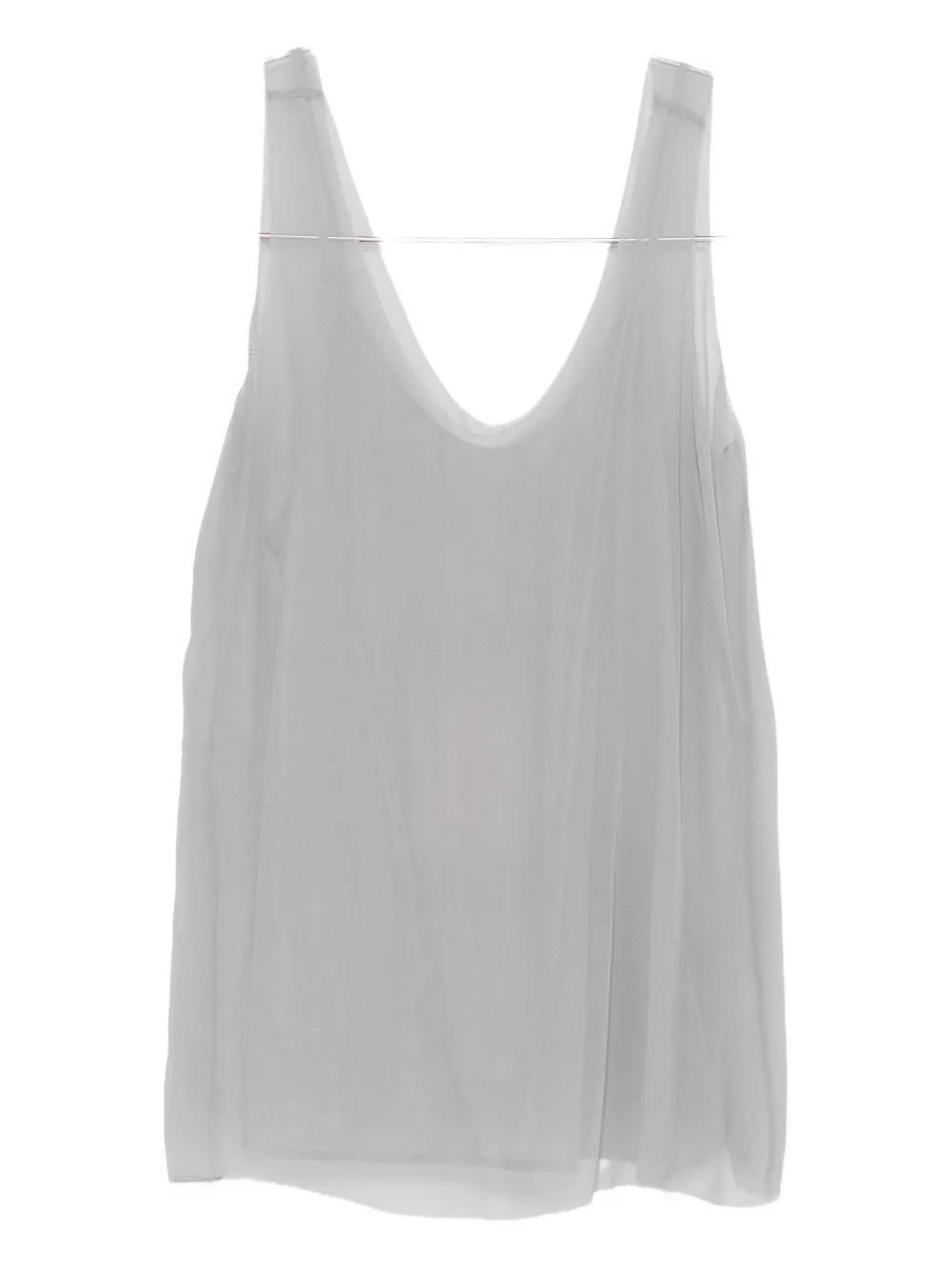 Totême V-neck Slip Top In Gray