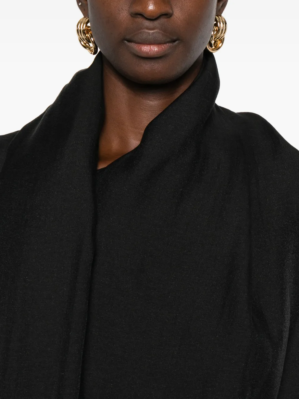 Totême Attached-scarf Blouse In Black