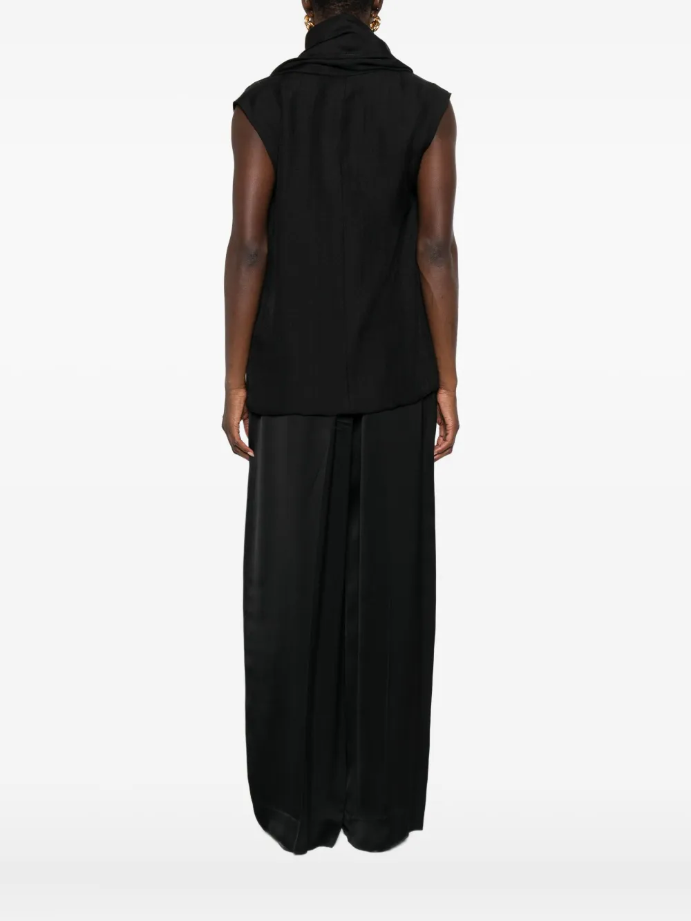 Totême Attached-scarf Blouse In Black