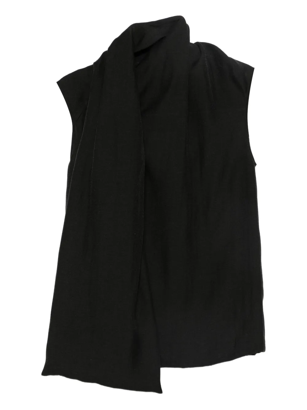 TOTEME attached-scarf blouse | Black | Image 1