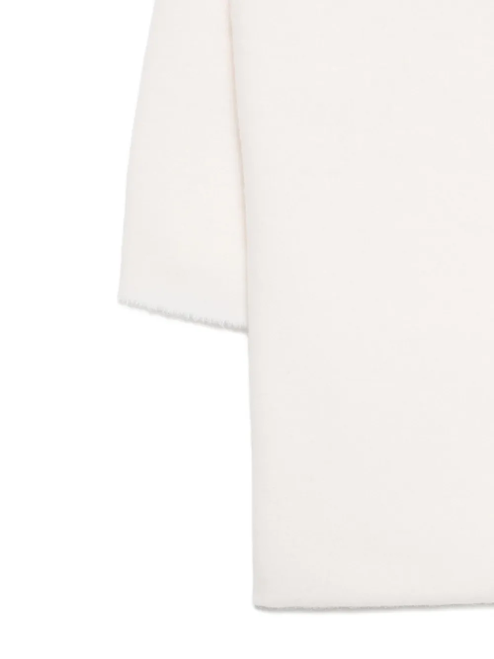 TOTEME Classic sjaal met franje afwerking - Wit