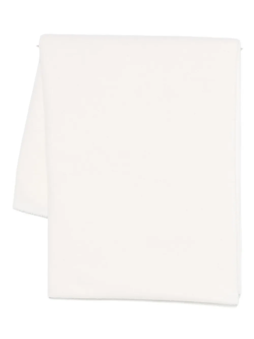 TOTEME Sciarpa con bordi sfrangiati - Bianco