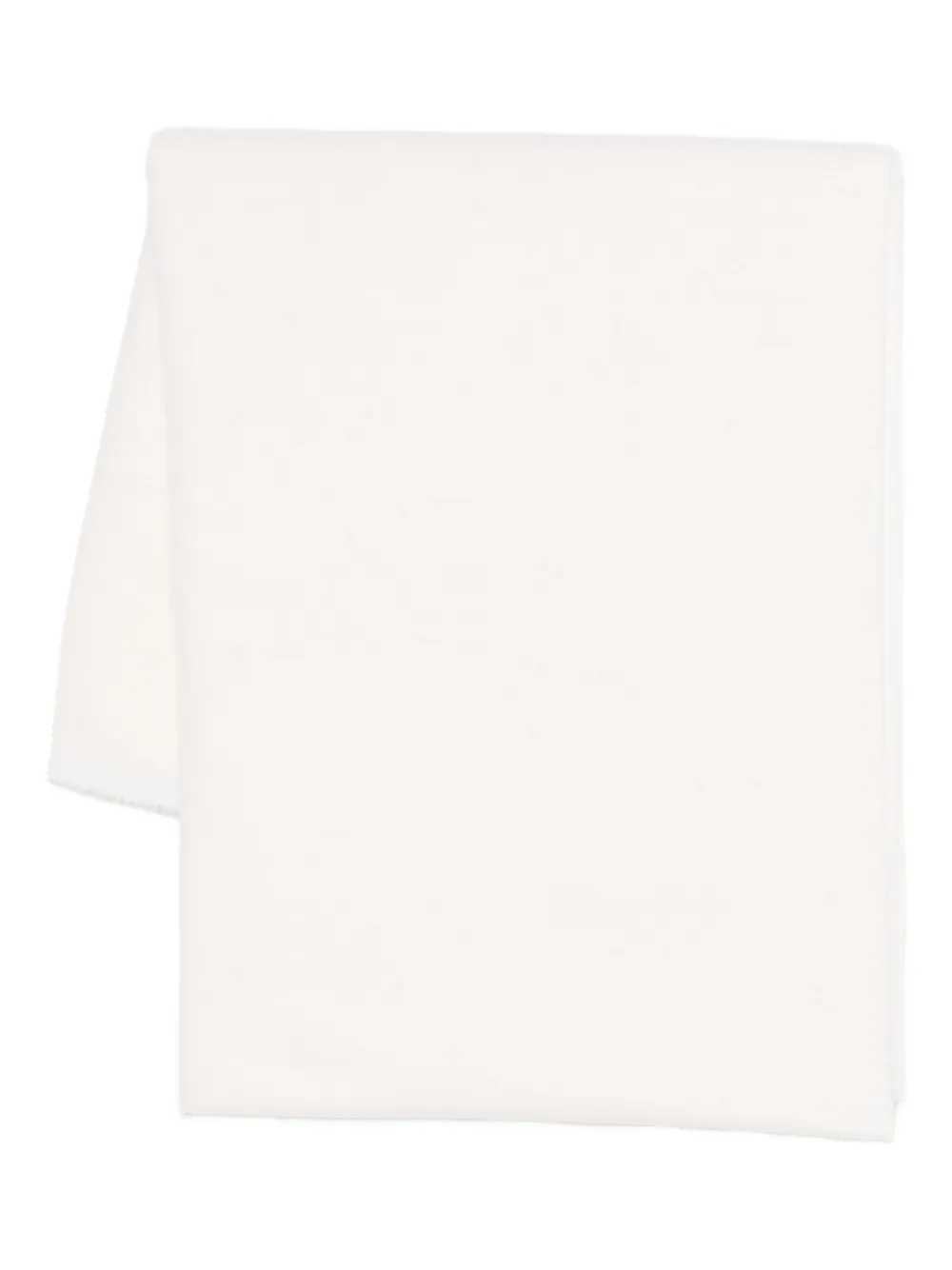 Totême Frayed -trim Classic Scarf In White