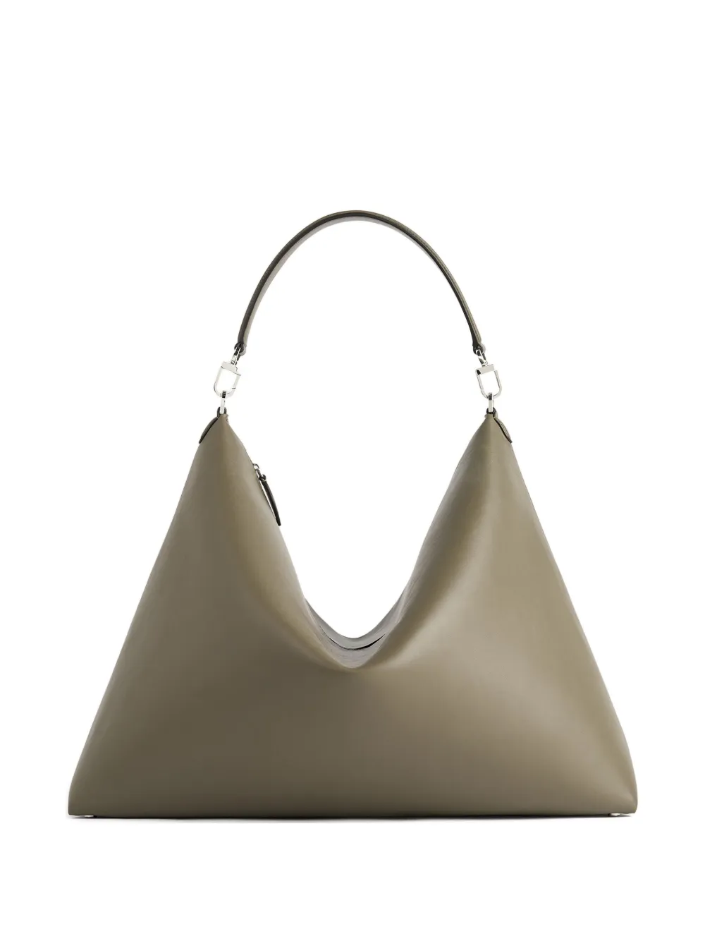 TOTEME Bevel leather shoulder bag - Marrone