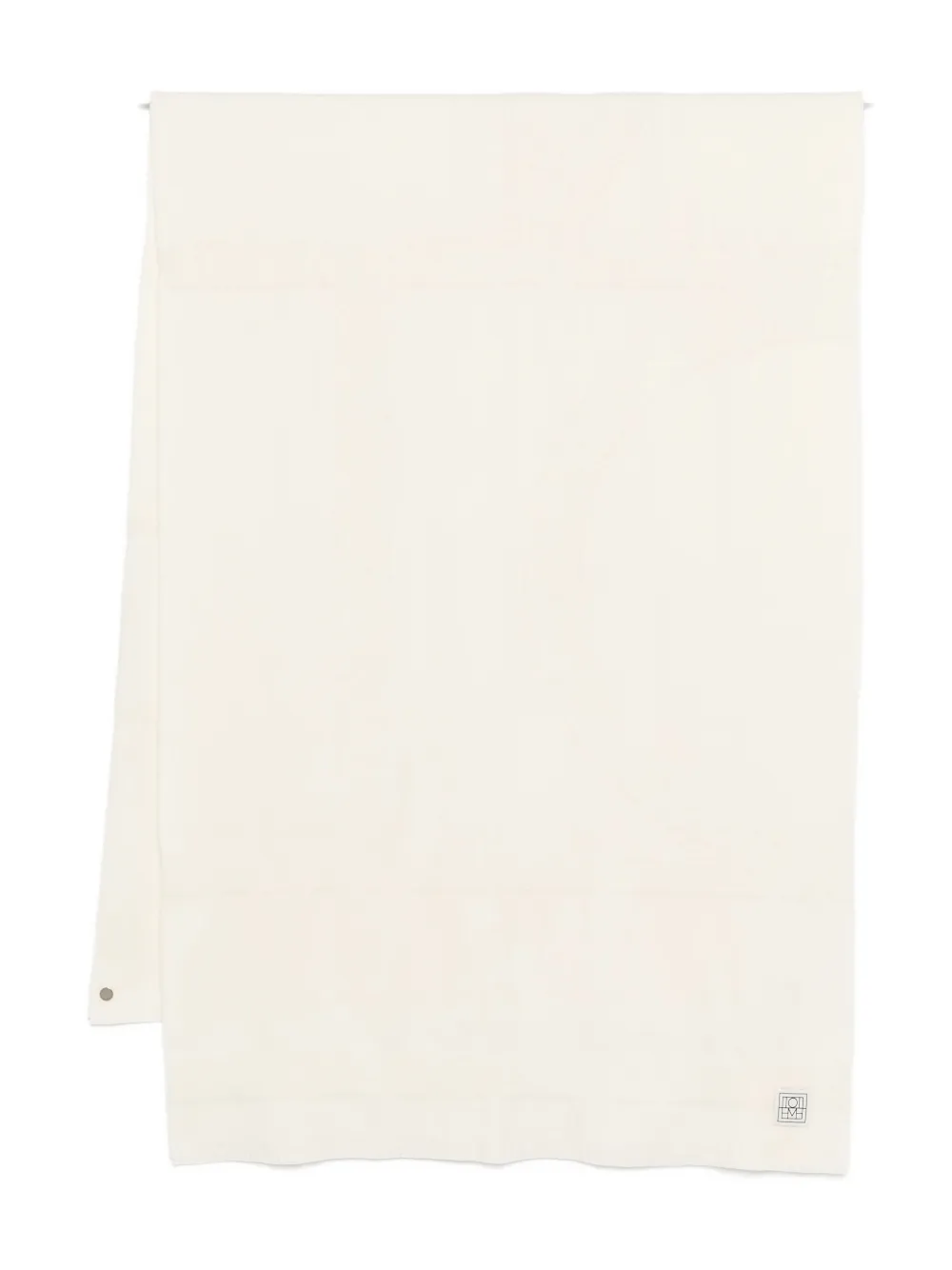 Totême Monogram-print Scarf In White