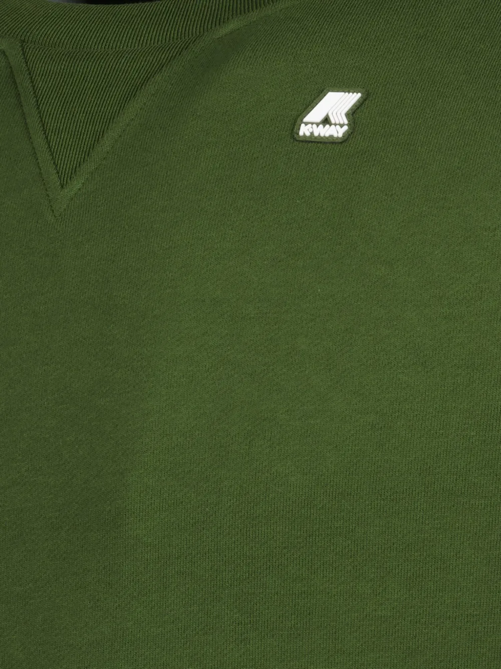 K-Way Baptiste katoenen sweater met ronde hals Groen