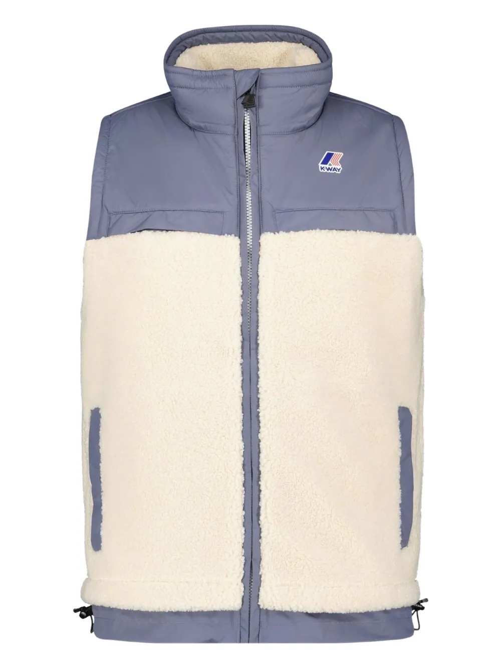 K-Way Le Vrai 3.0 bodywarmer met vlakken en rits Grijs