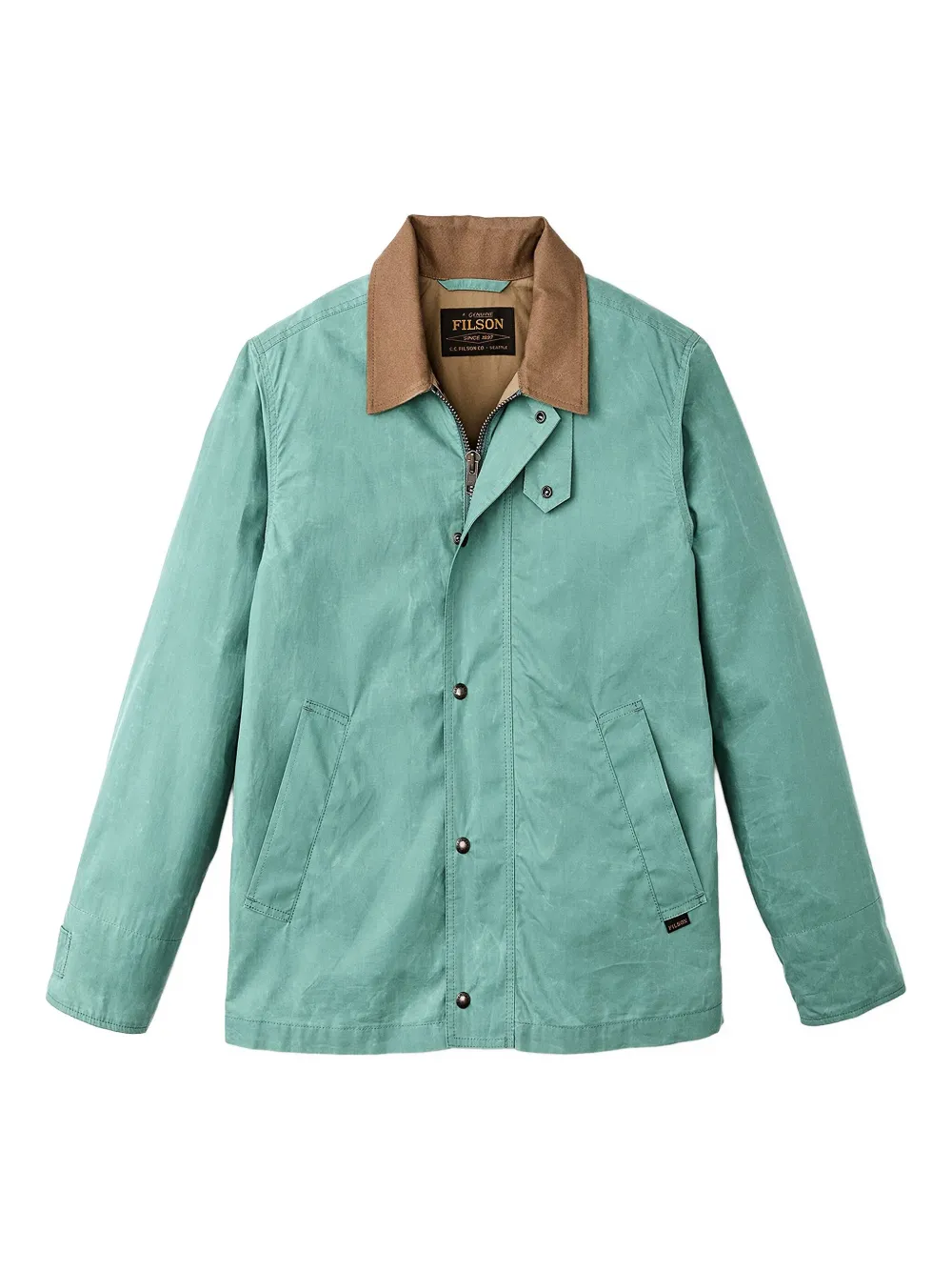 Filson Ranger corduroy-collar field jacket Blauw