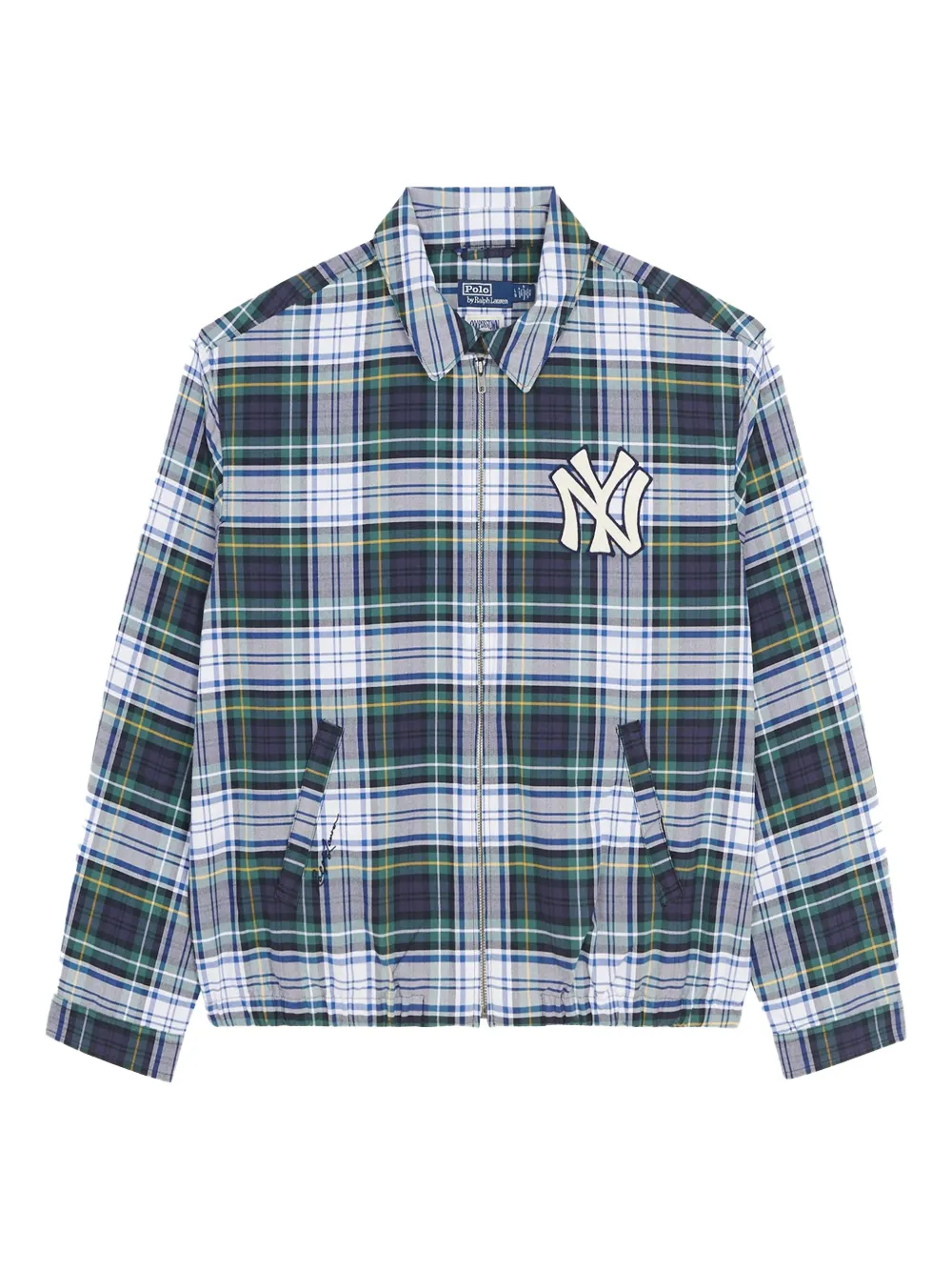 Polo Ralph Lauren Yankees plaid jacket - ホワイト Polo Ralph Lauren Yankees plaid jacket - ホワイト