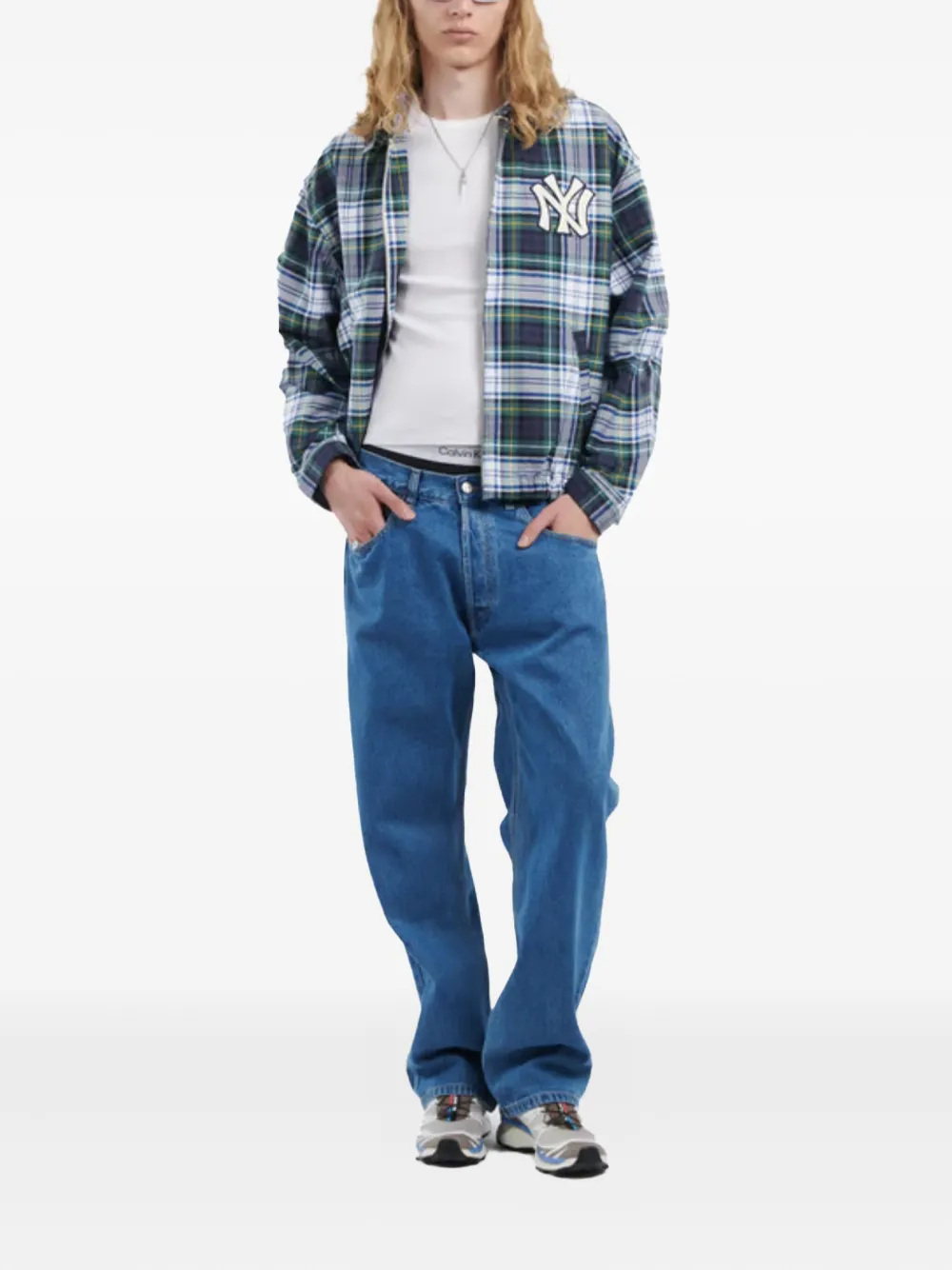 Polo Ralph Lauren Yankees plaid jacket Wit
